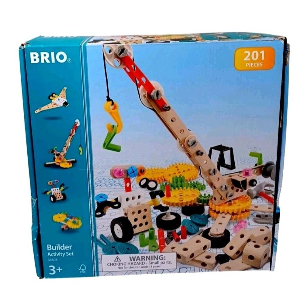 BRIO Builder Activity Set II 34604 for ages 3 and up 201 pieces Stem Toys